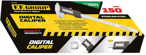 FFG 23031 Digital Thickness Gauge with Measuring Range up to 0 - 150mm