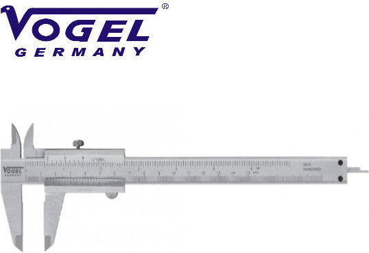 Vogel 33201030.2Z Αναλογικό Παχύμετρο με Ακρίβεια 0.05mm & Εύρος Μέτρησης έως 150mm