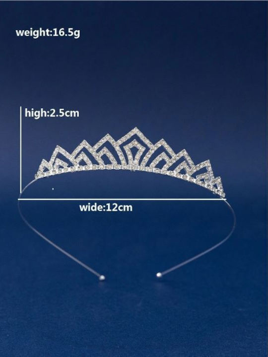 Bridal Hair Tiara Strass 6764