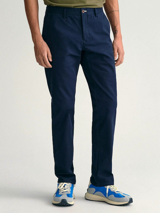 Trousers Chino in Slim Fit Blue