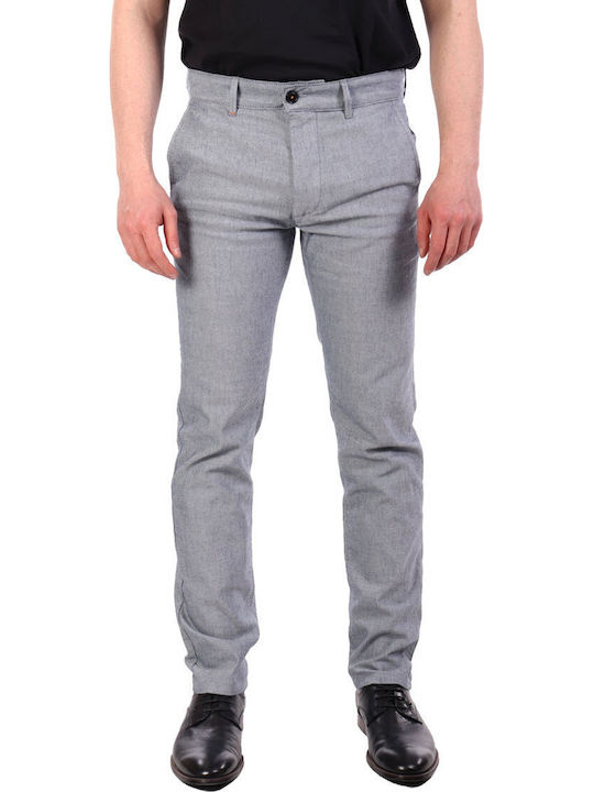 Trousers Chino Elastic in Slim Fit Ciel