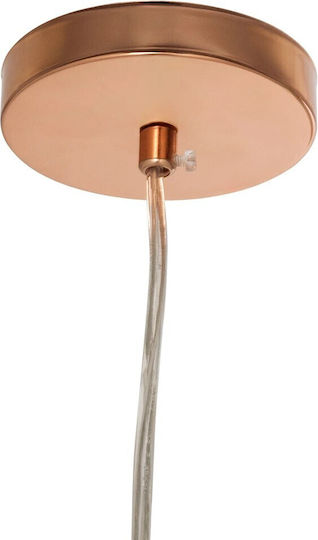 GloboStar Candela Copper Ball Pendant Ceiling Light with E27 Socket 15x15x13cm