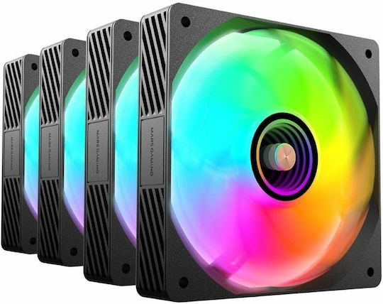 Mars Gaming MFSI4KIT Case Fan 120mm με RGB Φωτισμό