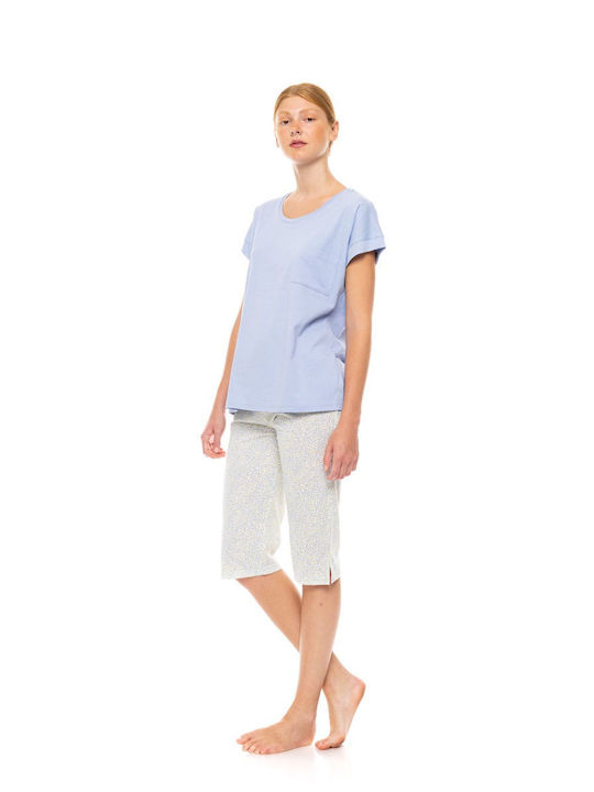 Pink Label Summer Women's Pyjama Set Pastel