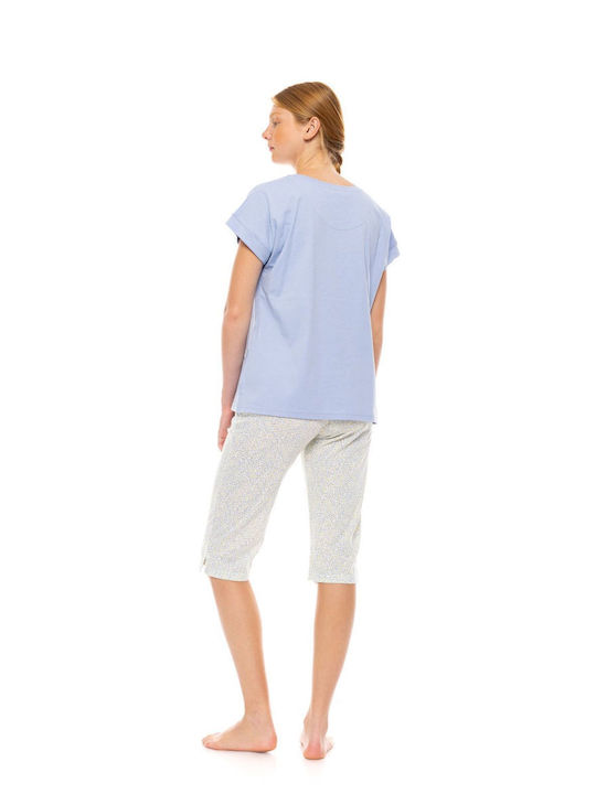 Pink Label Summer Women's Pyjama Set Pastel