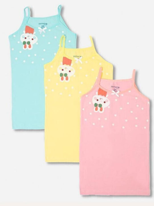 Defne Baby Set of Kids' Undershirts Multicolored 3pcs