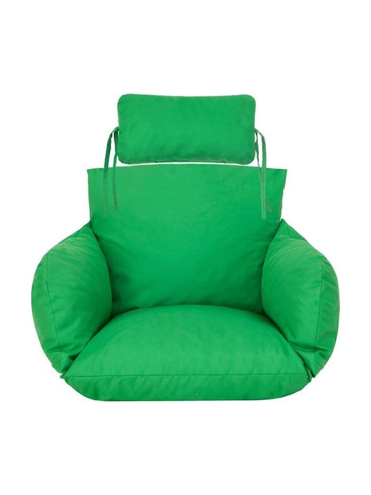 Garden Chair Cushion with Backrest Green