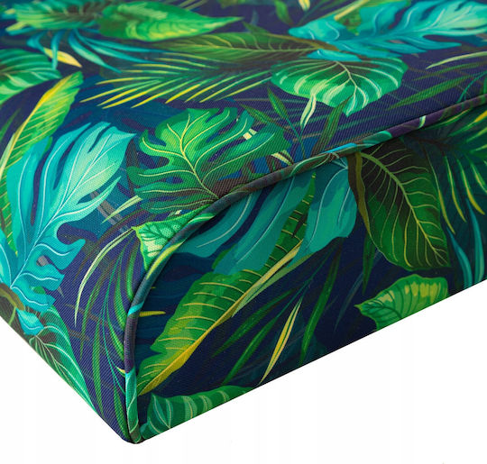 Garden Bench Cushion Blue