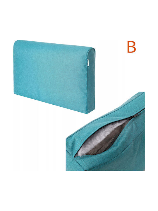 Garden Chair Cushion with Backrest Blue