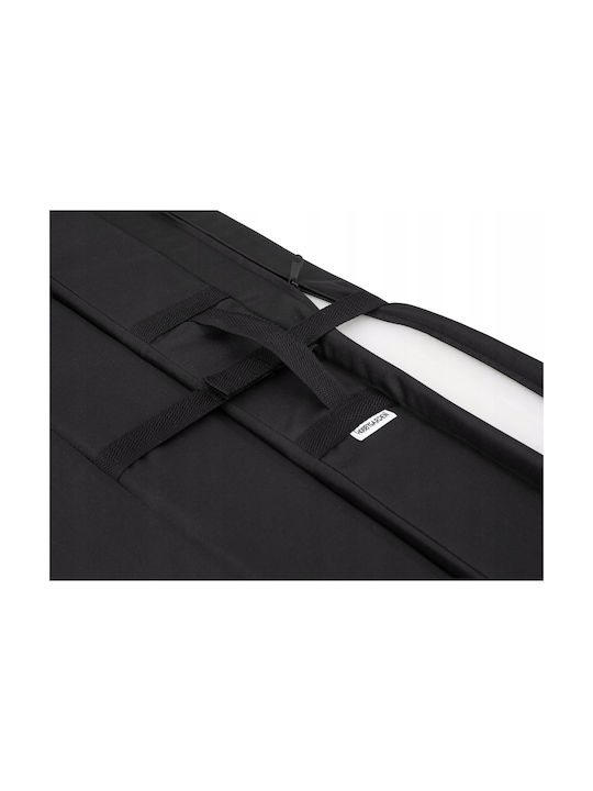Black Sunbed Cushion with Backrest