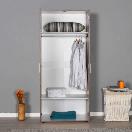 Δίφυλλη Ντουλάπα 80x47x187cm Δίφυλλη Ντουλάπα 80x47x187cm