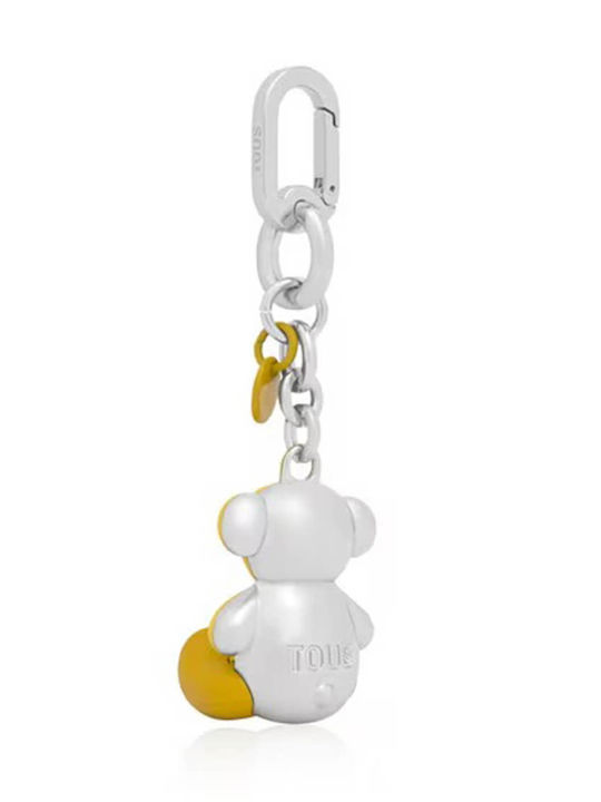Women's Keychain Tous Llavero Metal Bold Bear Yellow Osc-pla Yellow 8433513523872