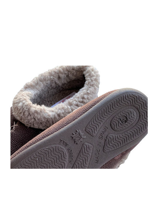 Mini Max Women's Closed-Toe Slipper Fur Brown 289994