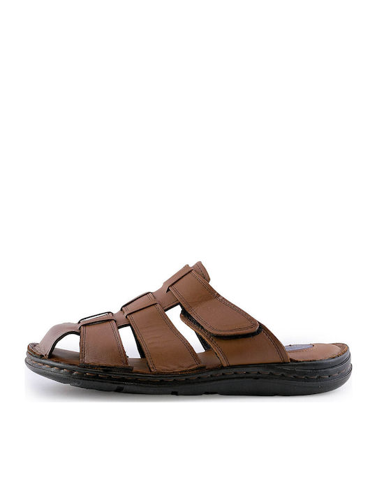 670021 Mondo Herrensandalen Sommerliche Pantoffeln Tabac Braun