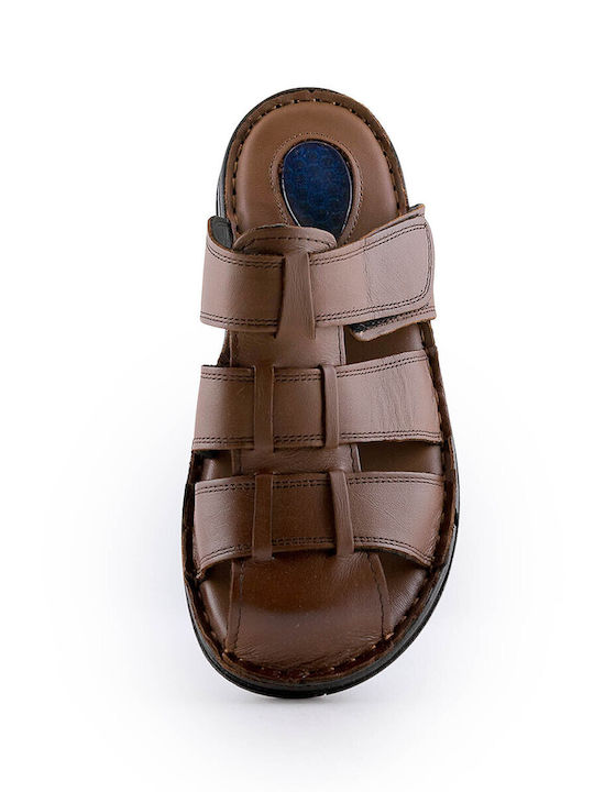 670021 Mondo Herrensandalen Sommerliche Pantoffeln Tabac Braun