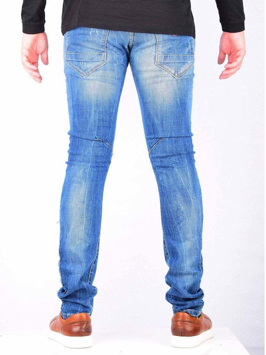Unipol Jeans Φθορες Tapered Fit 10-65.lt Blue