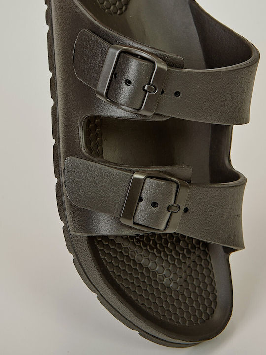 Women's Flat Sandals Anatomic in Black Color