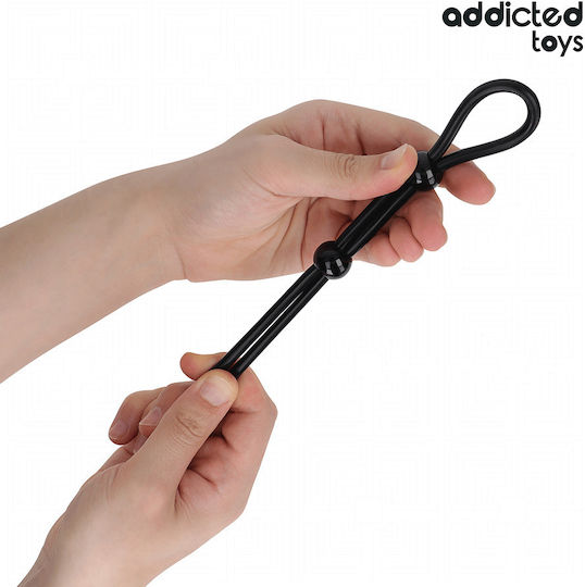 Addicted Toys Double Black Silicone Cock Ring