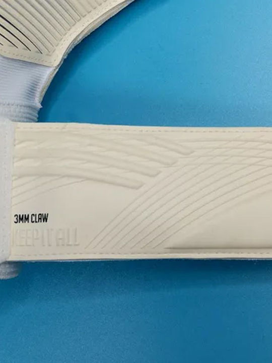 KEEPERsport Γάντια Τερματοφύλακα Ενηλίκων Λευκά