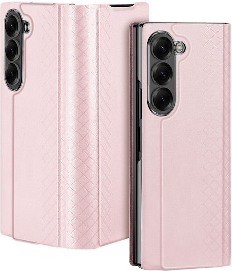 Dux Ducis Bril Series Buchen Sie Leder / Synthetisches Leder / Kunststoff Rosa (Galaxy Z Fold7)