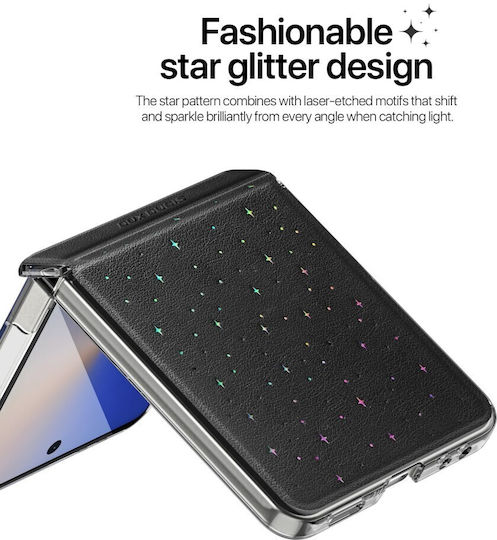 Dux Ducis Series Umschlag Rückseite Kunststoff Schwarz (Galaxy Z Flip7)