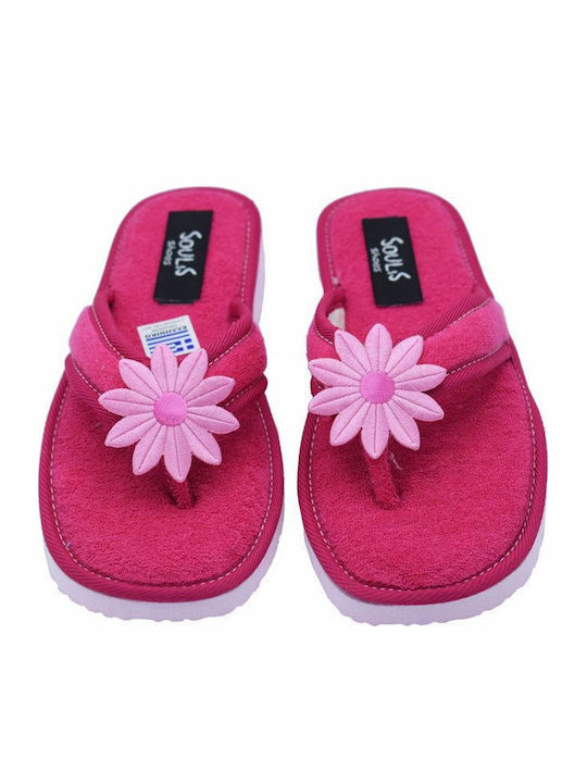 Terry Winter Women's Slippers Fuchsia