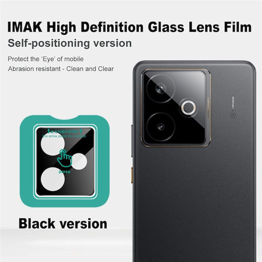 Imak Camera Protection Tempered Glass Black for the Realme GT 7 5G, GT 7T 5G