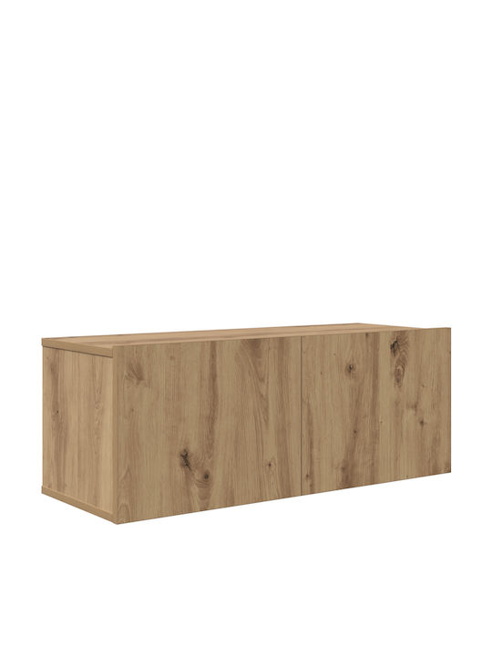 Living Room TV Unit Handmade Oak L80xW30xH30cm
