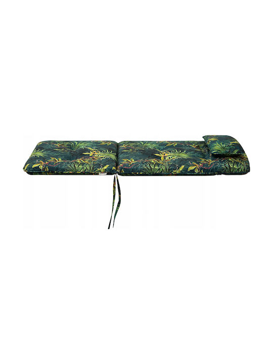 Garden Chair Cushion with Backrest Green Grass