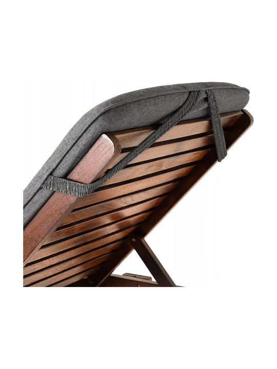 Garden Chair Cushion with Backrest Graphite