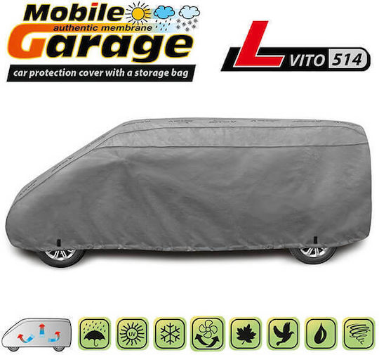 Husă Auto Kegel Mobile Mare Mercedes-Benz Vito 500-520cm x 172-180cm Gri