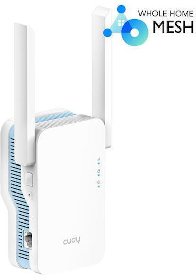 Cudy RE1200 v2 Мрежов Wi-Fi Удължител Двулентов (2.4 и 5GHz) 1200Mbps