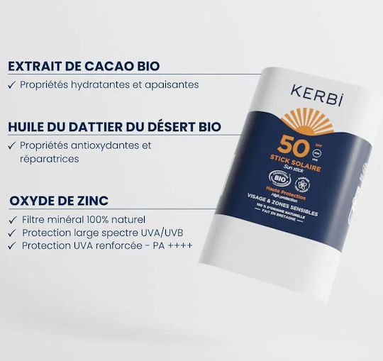 Kerbi Sunscreen Stick Face SPF50 15ml