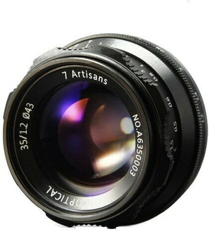 7artisans Crop Obiectiv Foto Photoelectric 35mm f/1.2 Fix pentru Montura Nikon Z Black