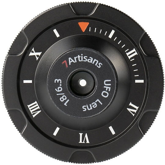 7artisans Crop Obiectiv Foto 18mm f/6.3 Photoelectric UFO Unghi larg / Clătite pentru Montura Canon EF-M Black
