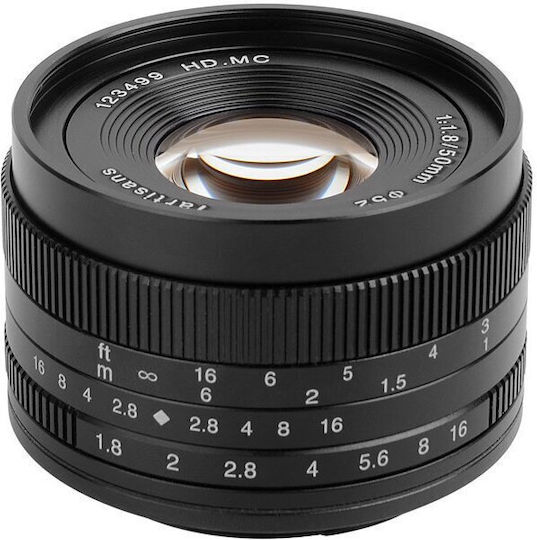 7artisans Crop Obiectiv Foto 50mm f/1.8 Photoelectric Teleobiectiv pentru Montura Magazin online Sony E Black