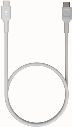 Green Cell Powerstream USB 2.0 Cable USB-C male - USB-C 100W PD Λευκό 1.2m