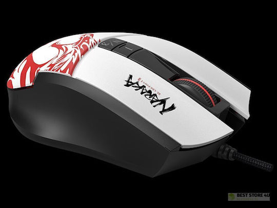 A4Tech BLOODY L65 MAX Gaming Mouse 12000 DPI Black/White