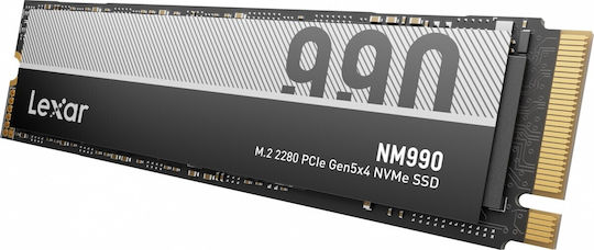 Lexar NM990 SSD 1TB M.2 Type with PCI Express 5.0 Connection LNM990X001T-RNNNG