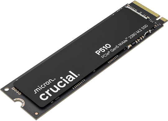 Crucial P510 SSD 1TB M.2 Type with PCI Express 5.0 Connection PS5 Compatible CT1000P510SSD8
