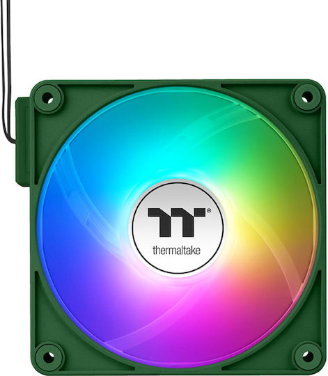 Thermaltake CT140 EX Корпусен вентилатор с ARGB осветление 3бр Зелен