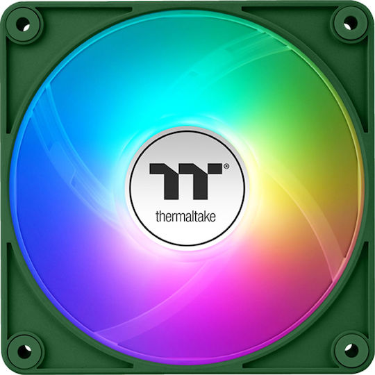Thermaltake CT120 EX Ventilatoare Pentru Carcasă (2000rpm) cu Iluminare ARGB și Conexiune 4-Pin PWM 3 Buc Verde Racing