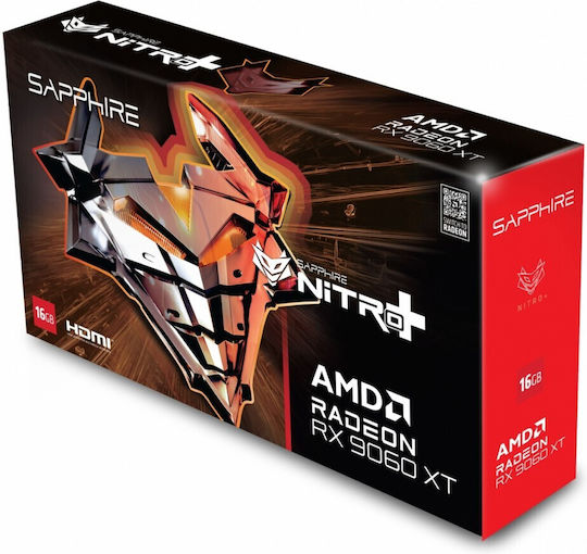Sapphire Radeon RX 9060 XT 16GB GDDR6 NITRO+ Graphics Card