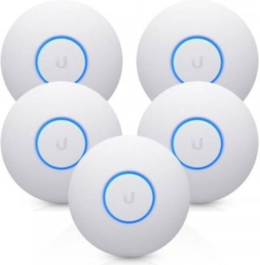 Ubiquiti UniFi nanoHD Точка за достъп Wi-Fi 5 - Wi-Fi 5 Двулентов (2.4 и 5GHz) в Комплект за петици