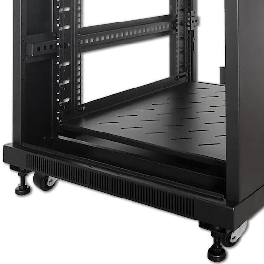 Qoltec Brakeless Wheel Set Rack Cabinets 4pcs