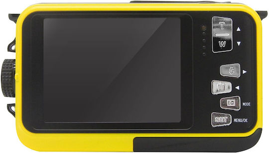 EasyPix W3027 Kompaktkamera 5MP Optischer Zoom 4x Gelb