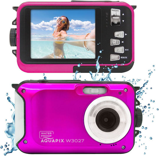 EasyPix W3027 Kompaktkamera 5MP Optischer Zoom 4x Lila