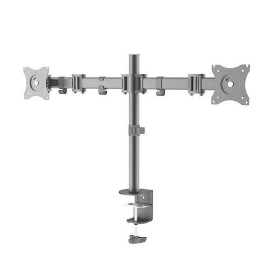 Neomounts Halterung Auf dem Schreibtisch für 2 Monitore bis 27" (NM-D135DSILVER)