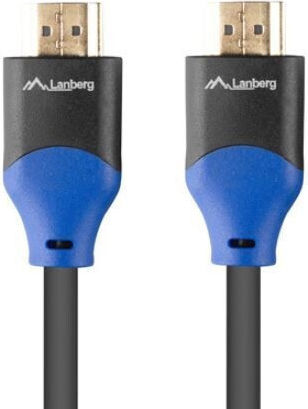 Lanberg HDMI 2.0 Premium High Speed 4K 60Hz HDR Kabel HDMI-Stecker - HDMI-Stecker 3m Schwarz
