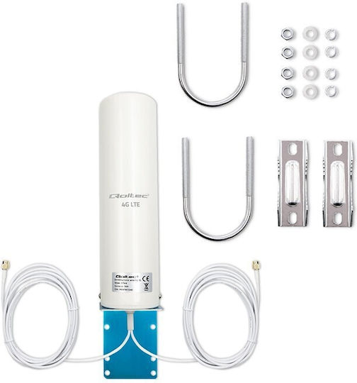 Qoltec 57044 Εξωτερική Κεραία 4G Πανκατευθυντική 5dBi με σύνδεση SMA